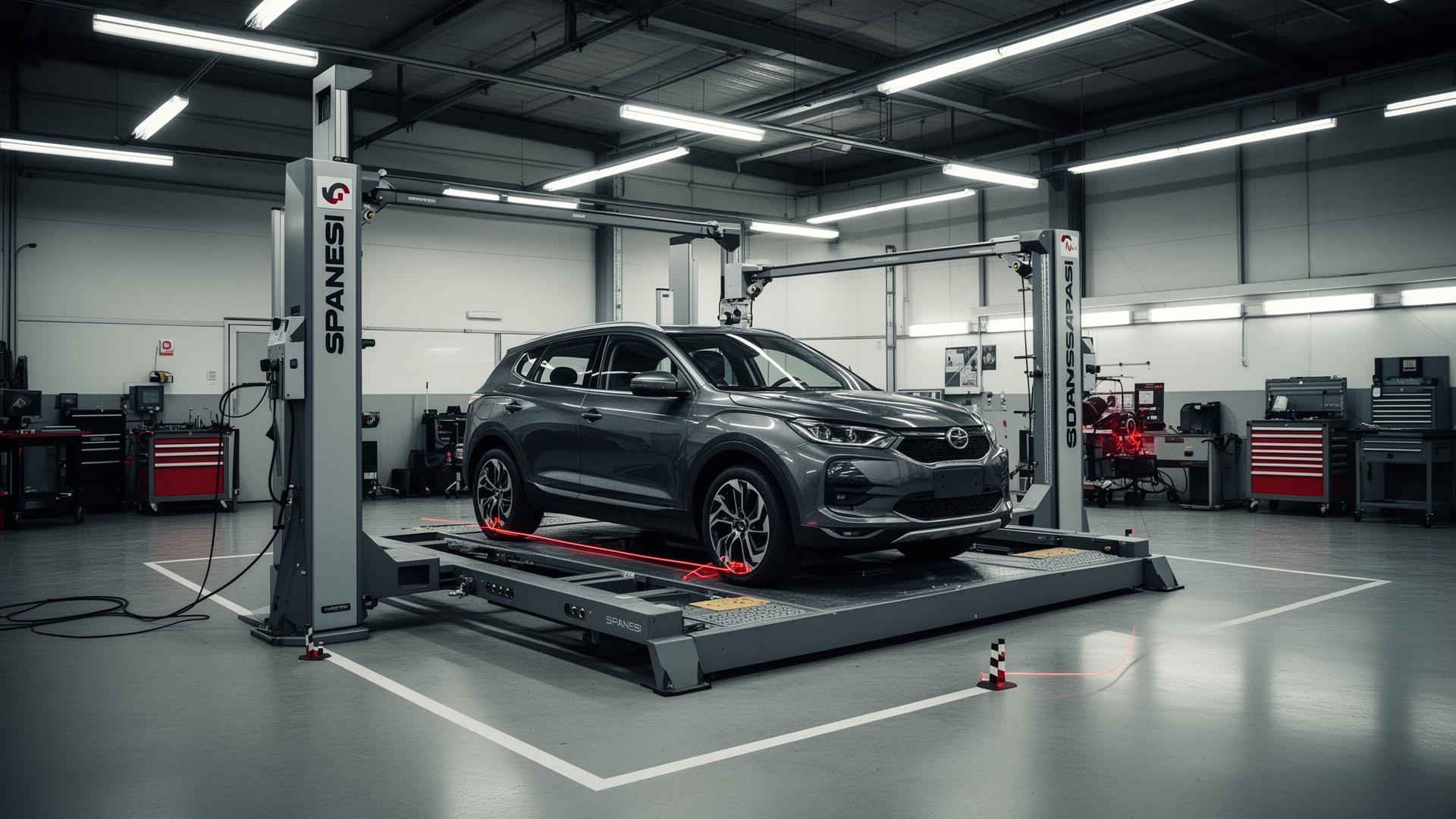 SPANESI 3D Karosserievermessung in der Werkstatt der Henchman UG